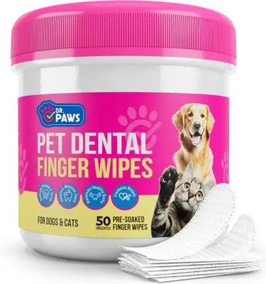 Pet Dental Finger Wipes