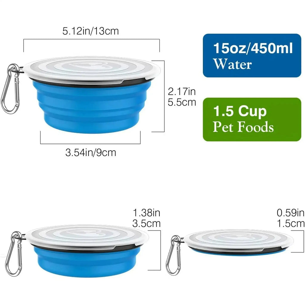 Collapsible Dog Bowl (2-Pack)